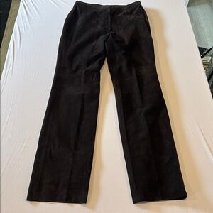 NEW INC BROWN SUEDE PANTS